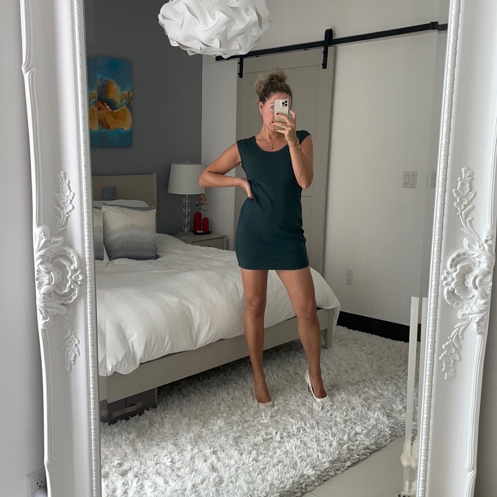 Mini Green Dress